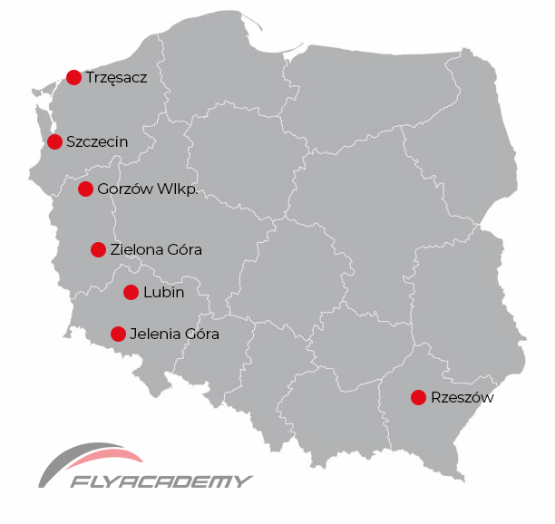 Tutaj działamy mapa gdzie działamy